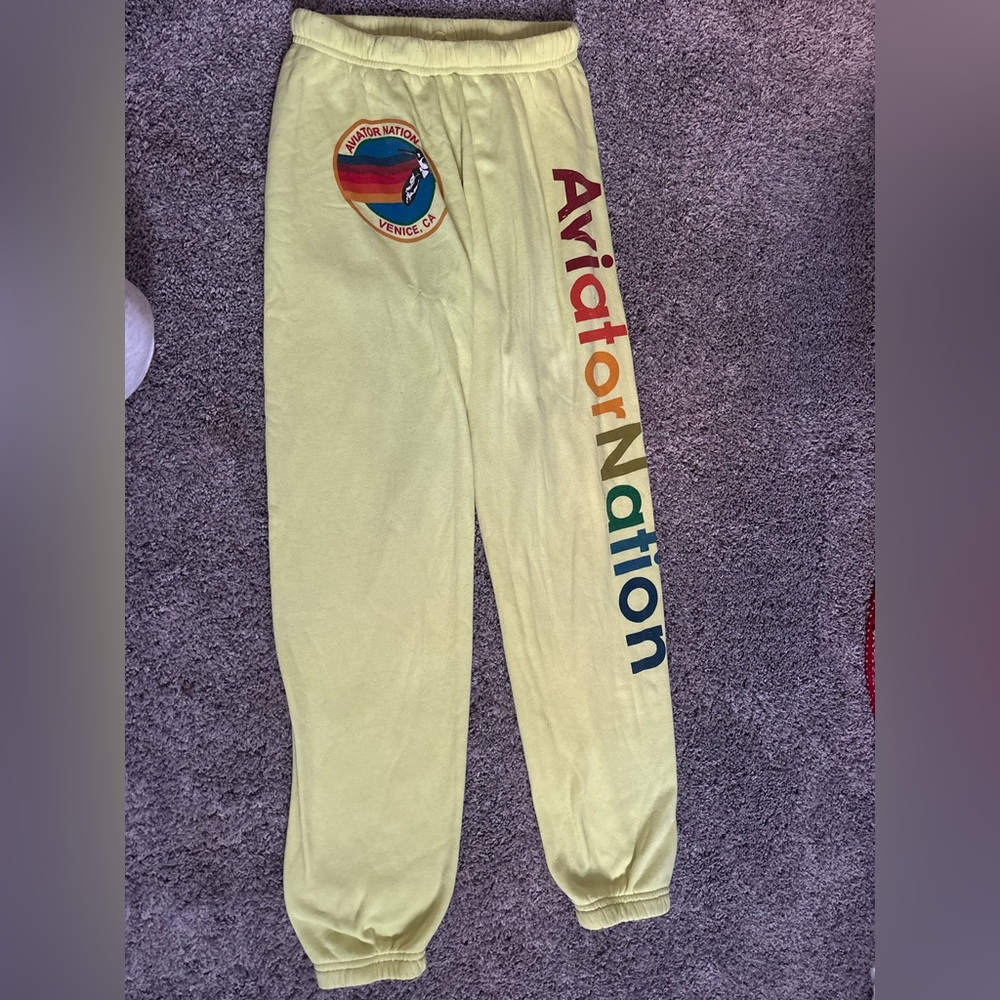 Aviator Nation Women’s Yellow Sweatpants